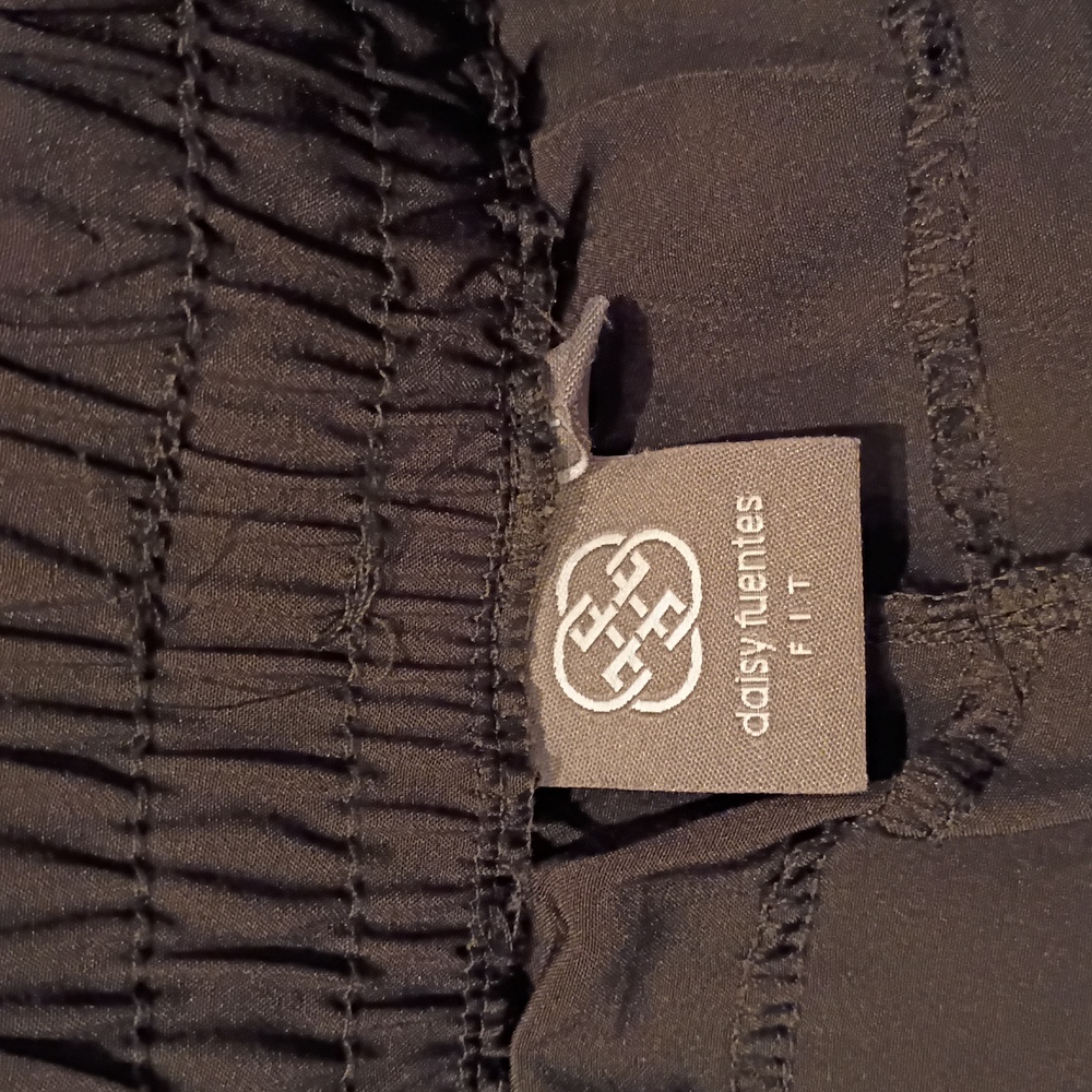 Daisy Fuentes Women's Black Joggers - Picture 3 of 4